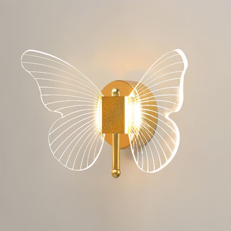 Kady Gold Butterfly Wall Lamp