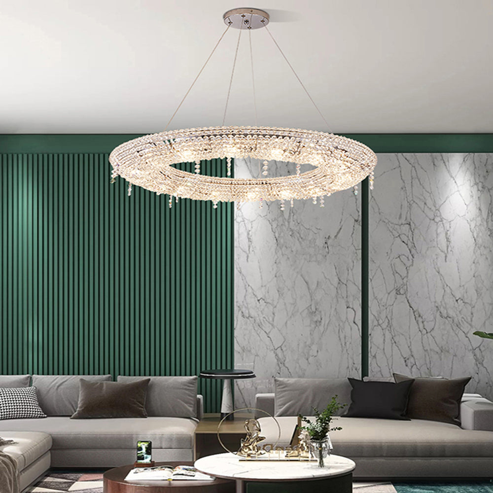 Crystal Ring Chandelier | 2 Sizes