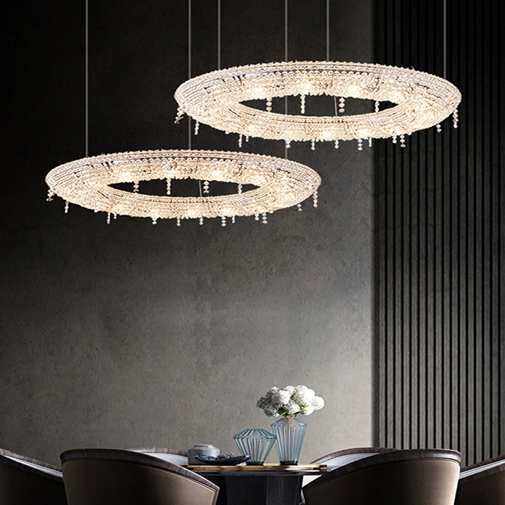 Crystal Ring Chandelier | 2 Sizes