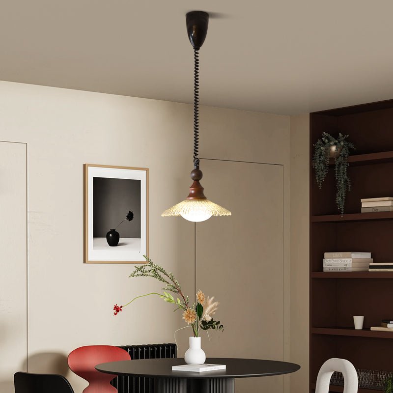 Elegant Glass Pendant Light with Frosted Globe & Vintage Design for Cozy Kitchen Island Ambiance 9