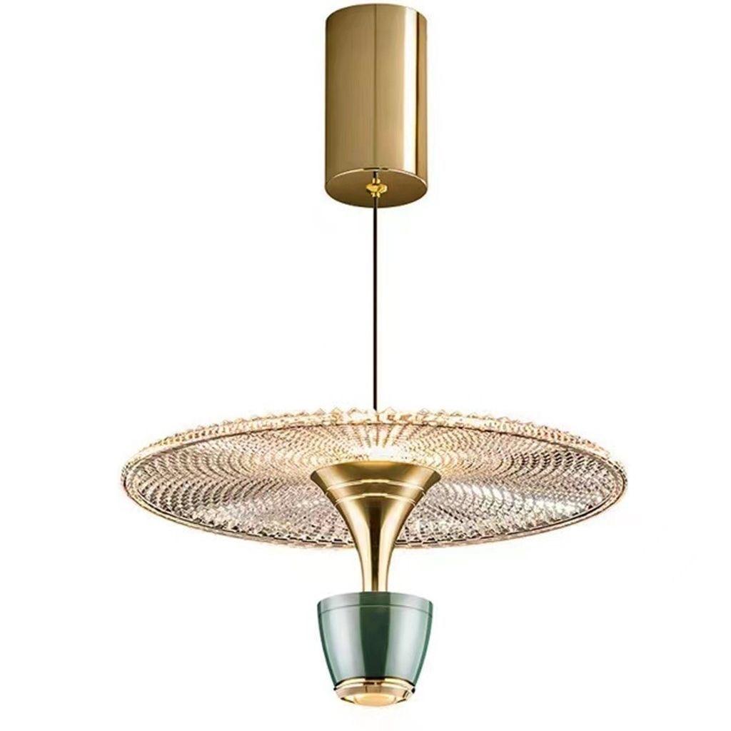 Elegant LED Pendant Lighting | Modern Disc-Shaped Design with Warm Glow | Stylish Fixture for Home Decor 8