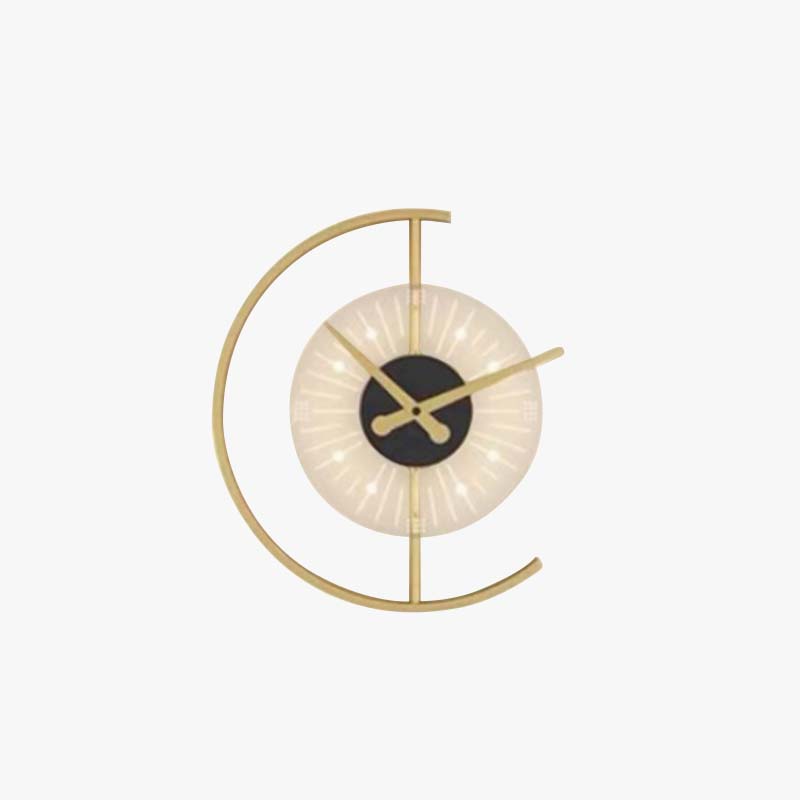 LED Wall Clock and Lamp Combo