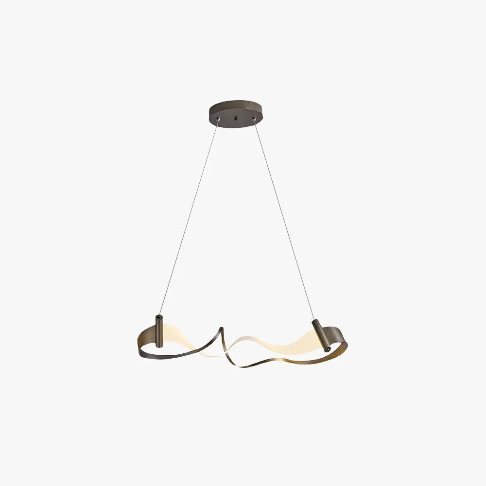 Arisha Gold Wavy Pendant Light | 3 Sizes