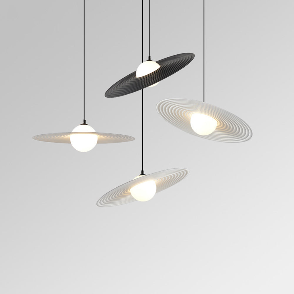 Elegant Minimalist Black Pendant Light with Adjustable Chain for Modern Interiors 9