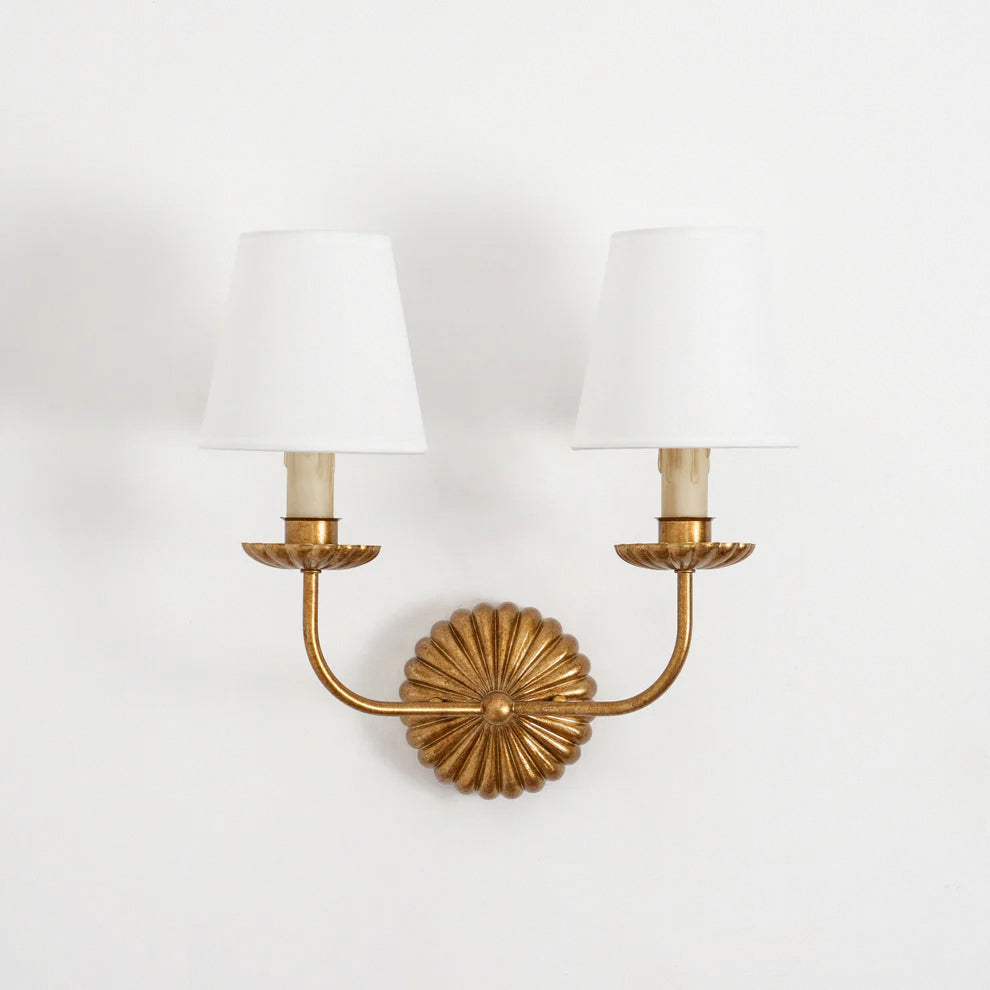 Kristy Wall Lamp Antique Candle - D34.5xW19xH40