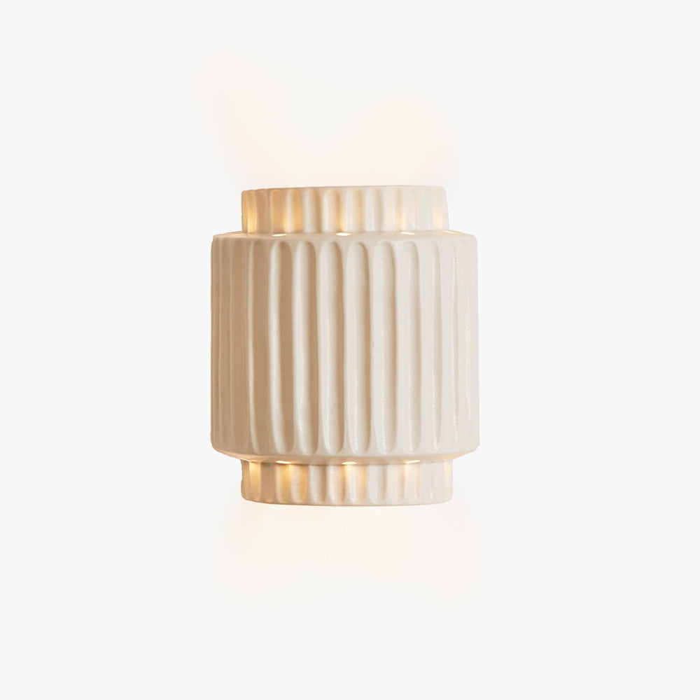 Vintage Cylindrique Resin Flush Mount Ceiling Light