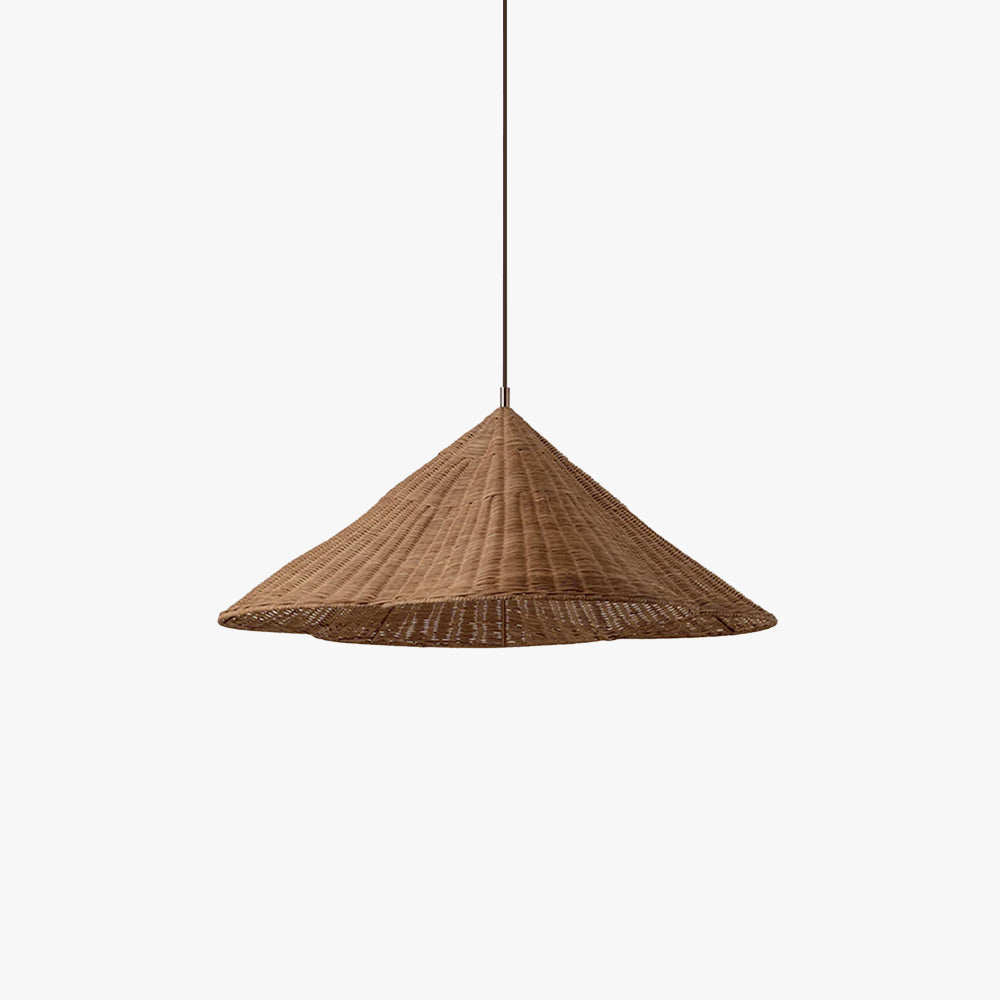 Muto Rustic Pendant Light Rattan