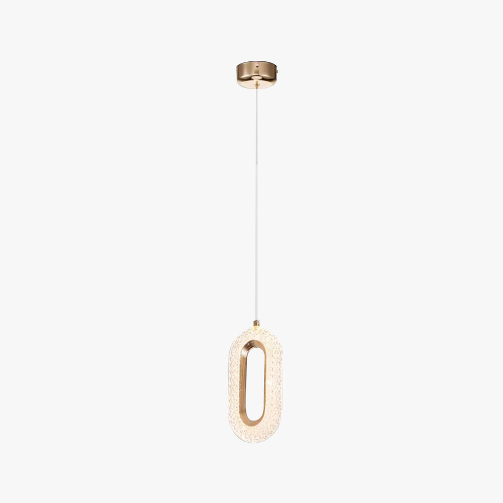 Kristy Creative Acrylic & Metal Pendant Light | 4 Designs | LED Included
