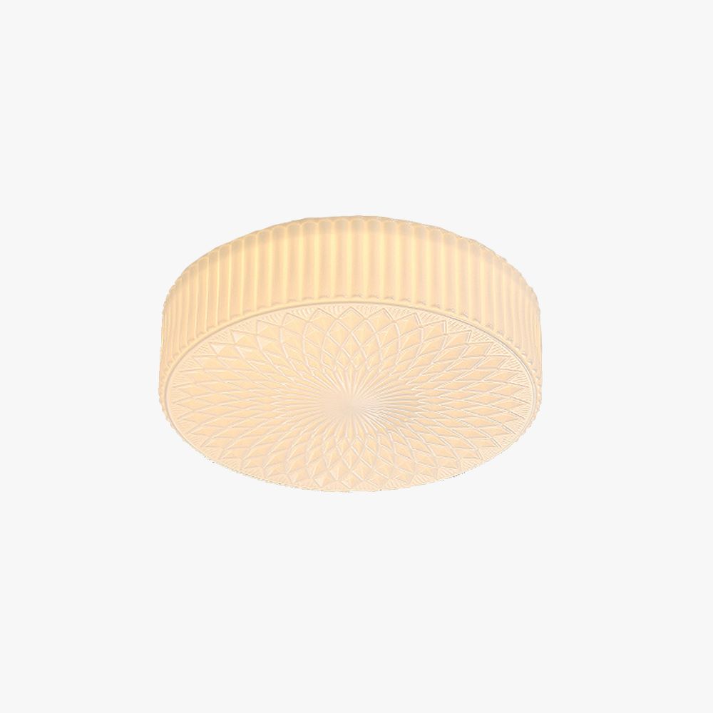 Hailie Modern Cream LED Flush Mount Ceiling Light