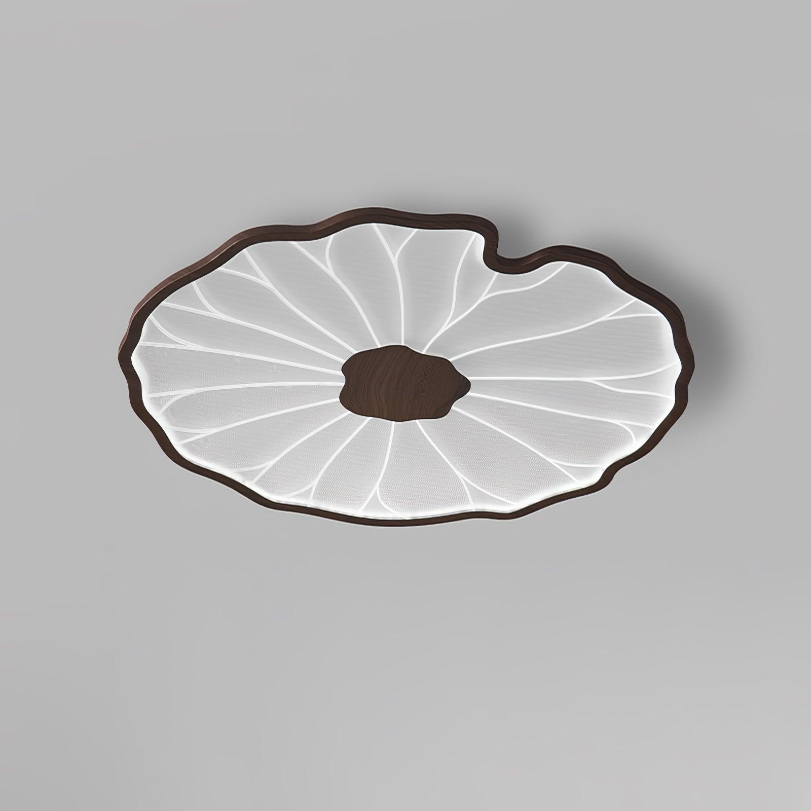 Solara Ceiling Light - Dia72 Walnut