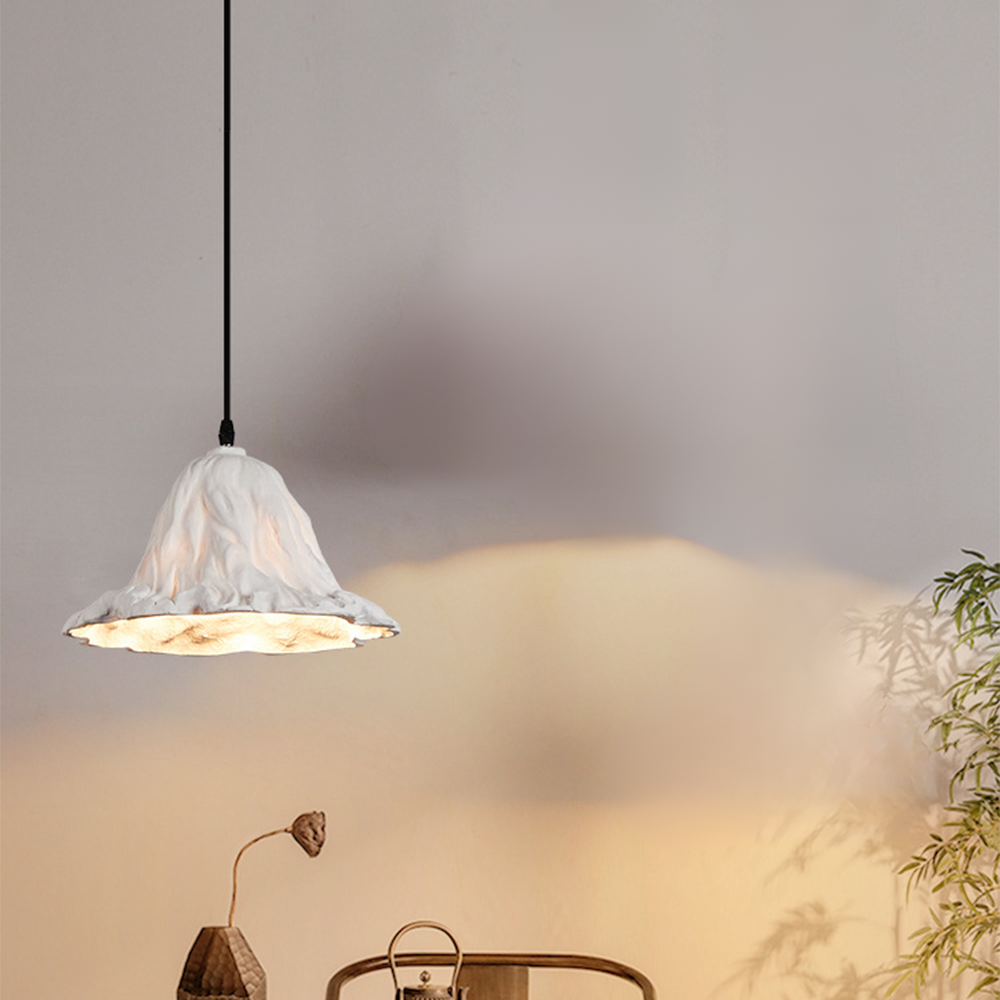 Lotus Leaf | Glass Pendant Light with Adjustable Height | Elegant Kitchen Pendant Lighting for Stylish Ambiance 7