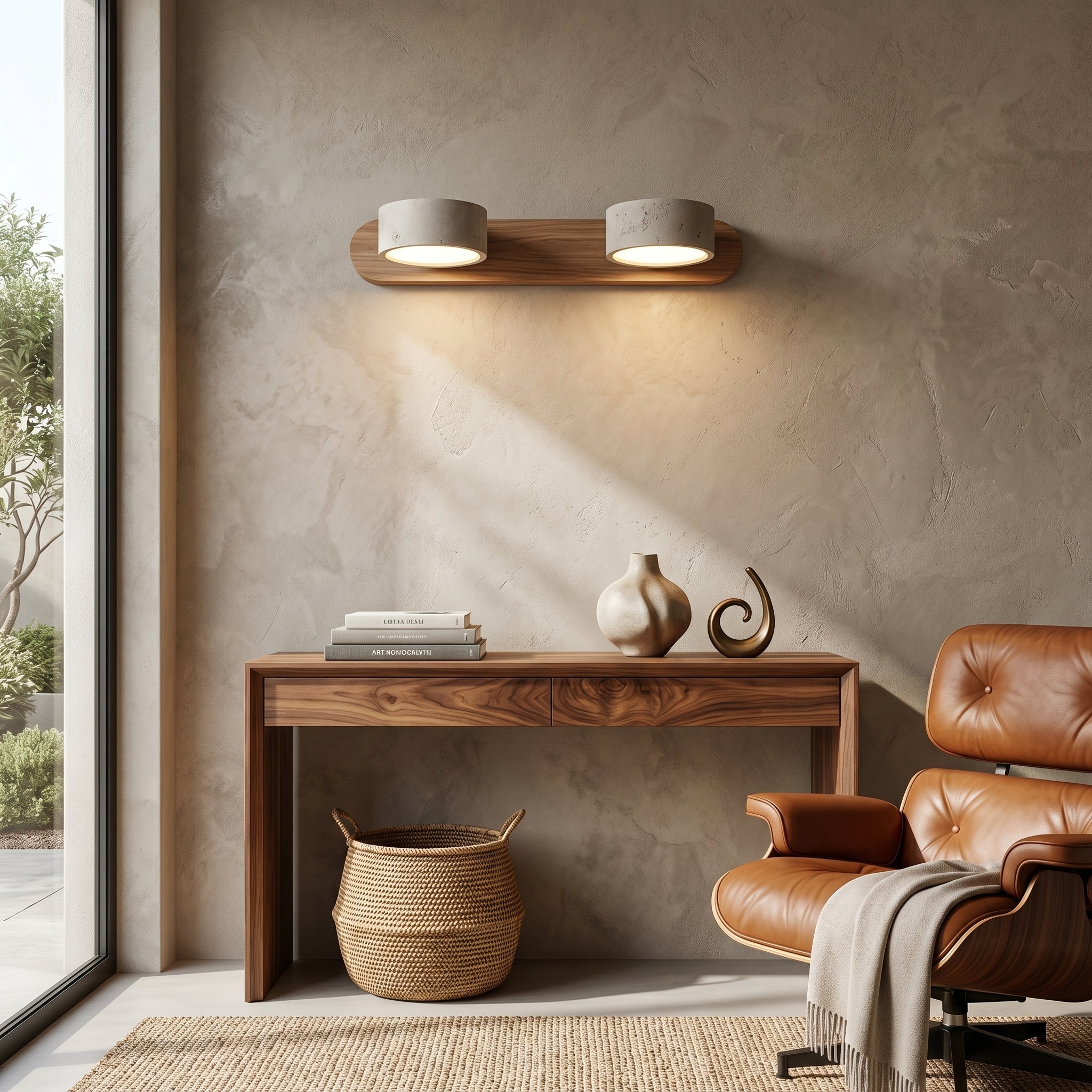 Lumen Travertine Wall Light | 3 Sizes