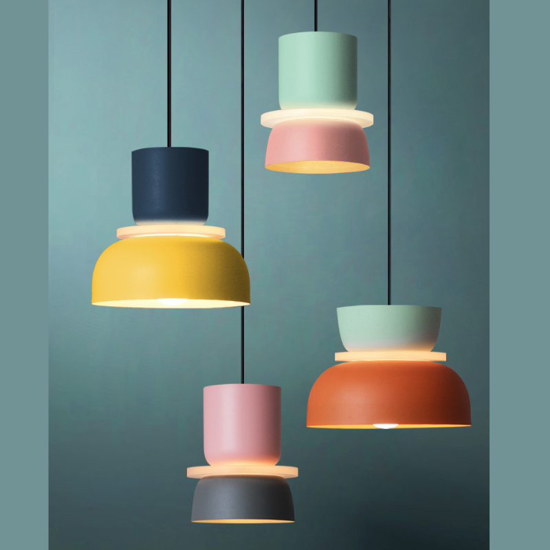 Lumen | Colorful Pendant Light with Adjustable Height | Nordic Design for Playful Kitchen Lighting 7