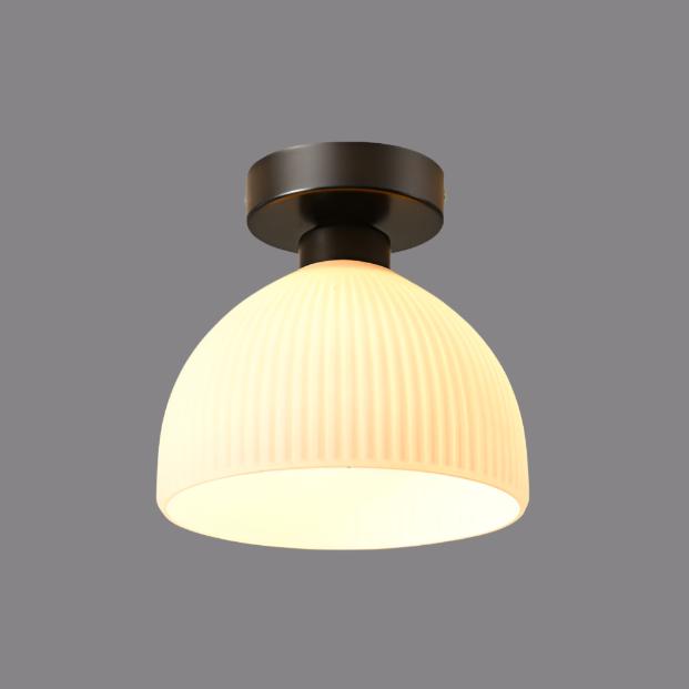 Lunaris | Elegant Soft White Glass Modern Ceiling Lamp 10