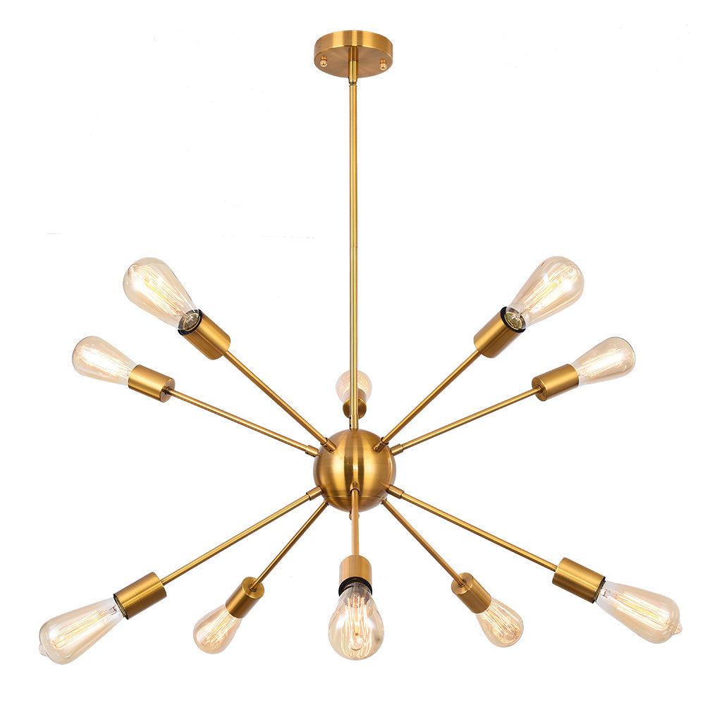 10-Light Sputnik Chandelier | 2 Colours