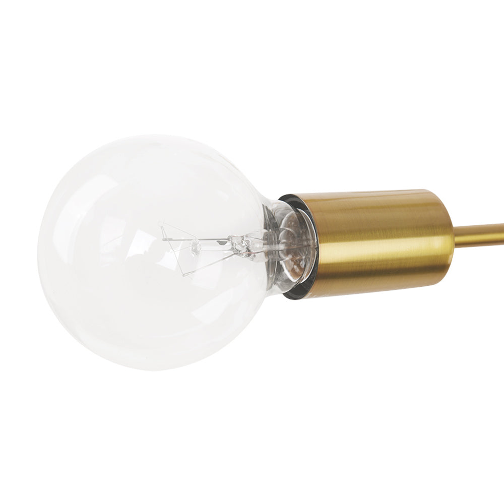 6-Light Metal Sputnik Chandelier | 3 Colours