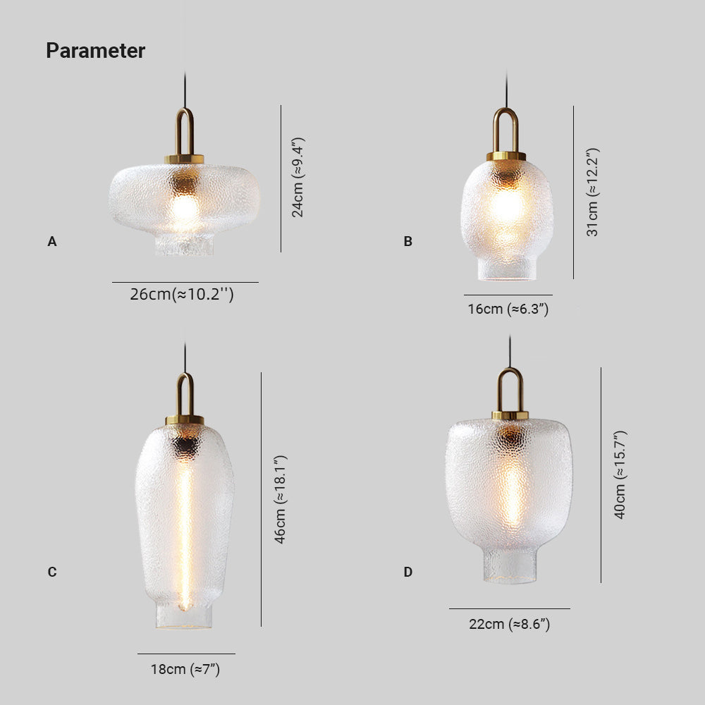 Valentina Blown Frosted Glass Pendant Light | 4 Designs