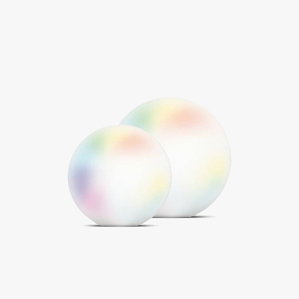 Minimalist Globe Outdoor Light | White