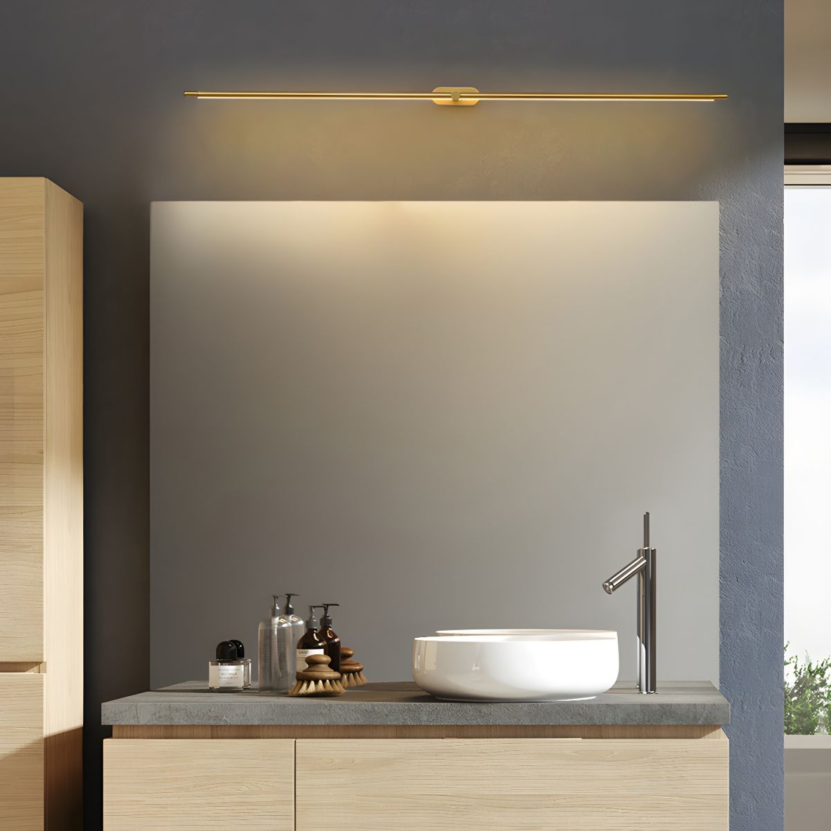 Lustra Wall Lamp Minimalist Linear Rechargeable
