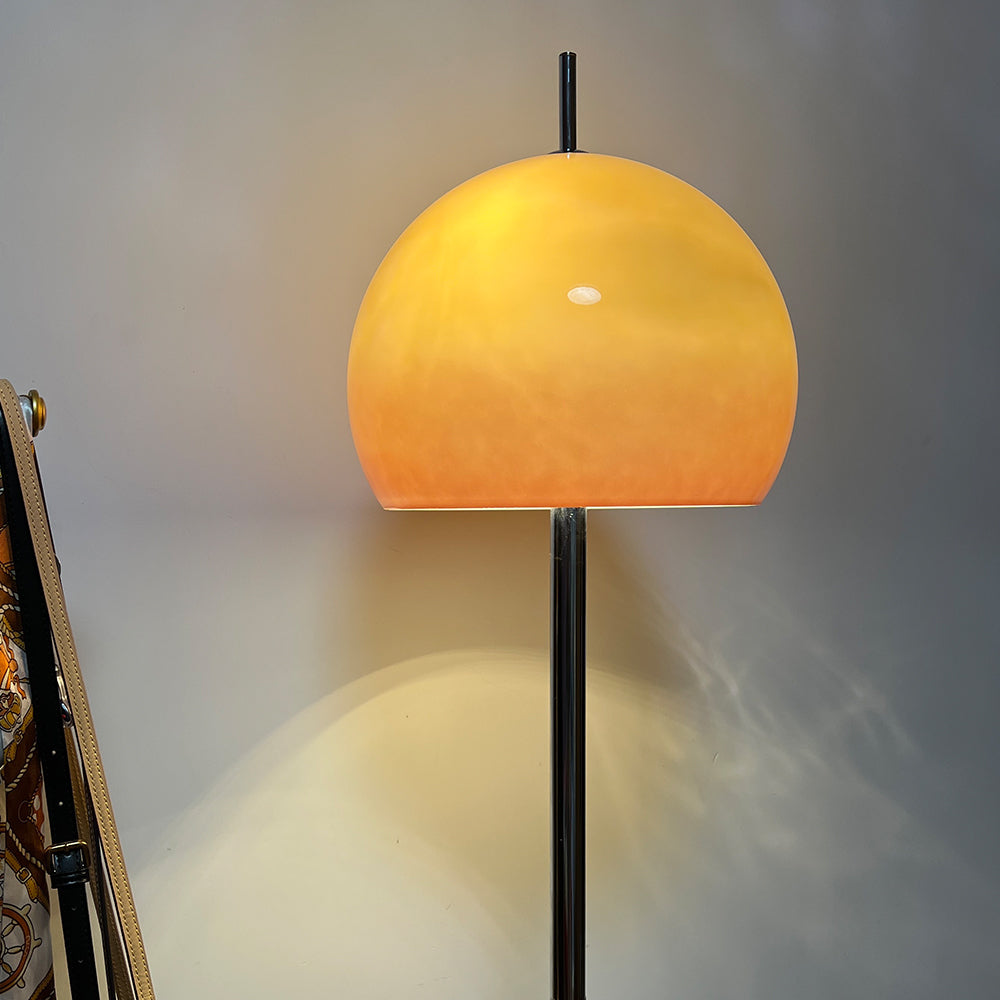 Mira Dome Glass Sunset Floor Lamp