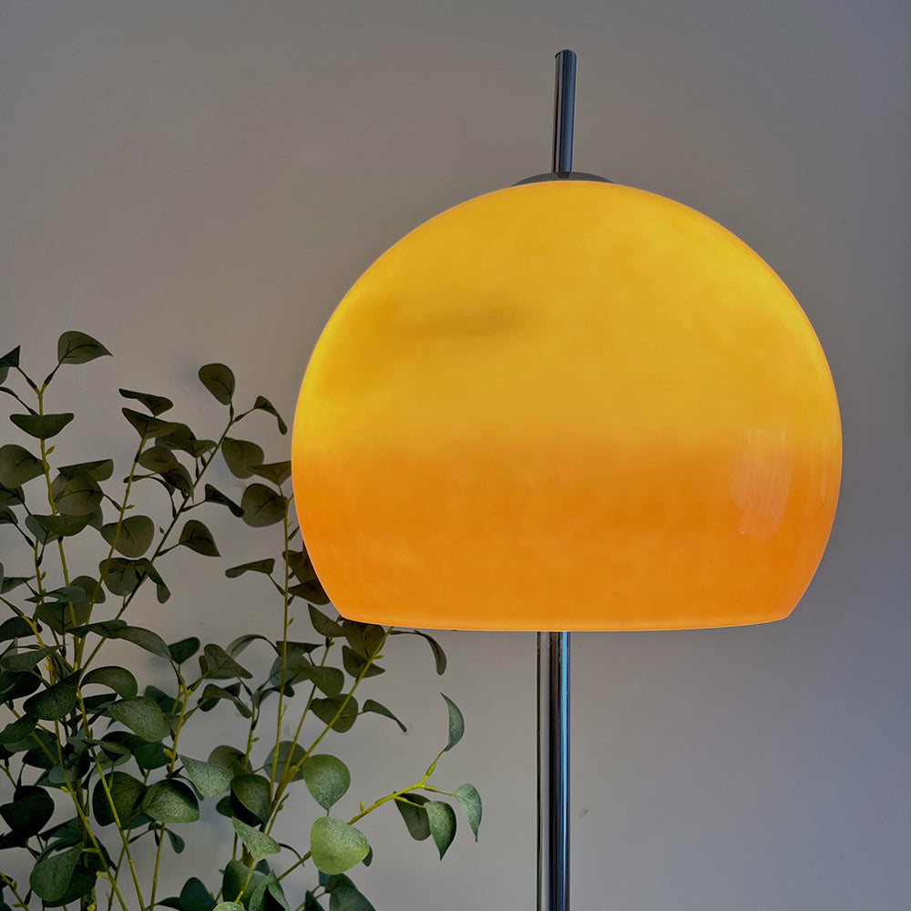 Mira Dome Glass Sunset Floor Lamp
