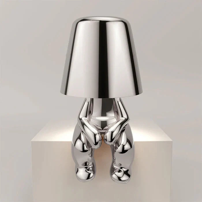 Little Man Lamp | 5 Poses | Gold/Silver