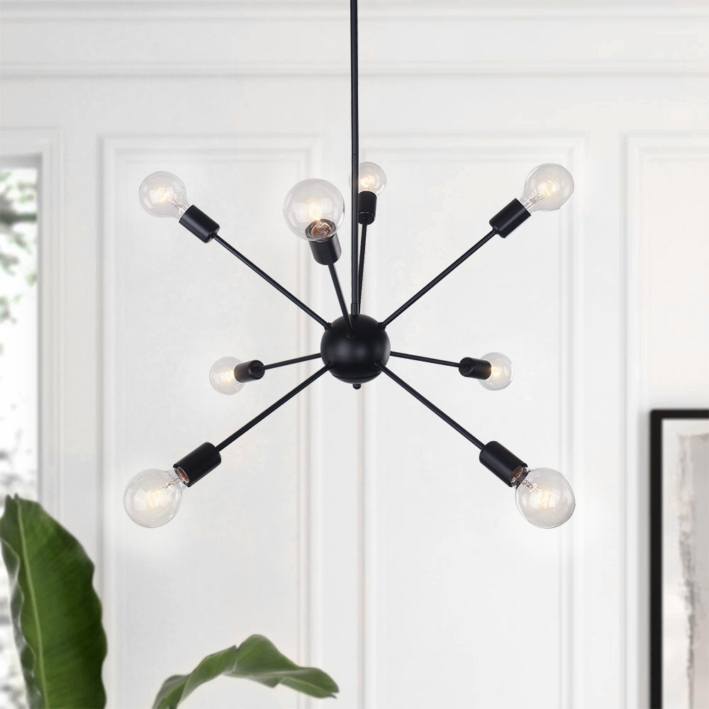 8-Light Sputnik Chandelier | 3 Colours