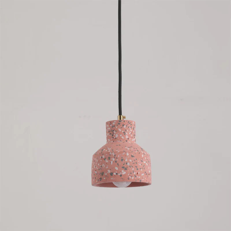 Aira Cement Dome Pendant Light | White, Blue, Red or Black