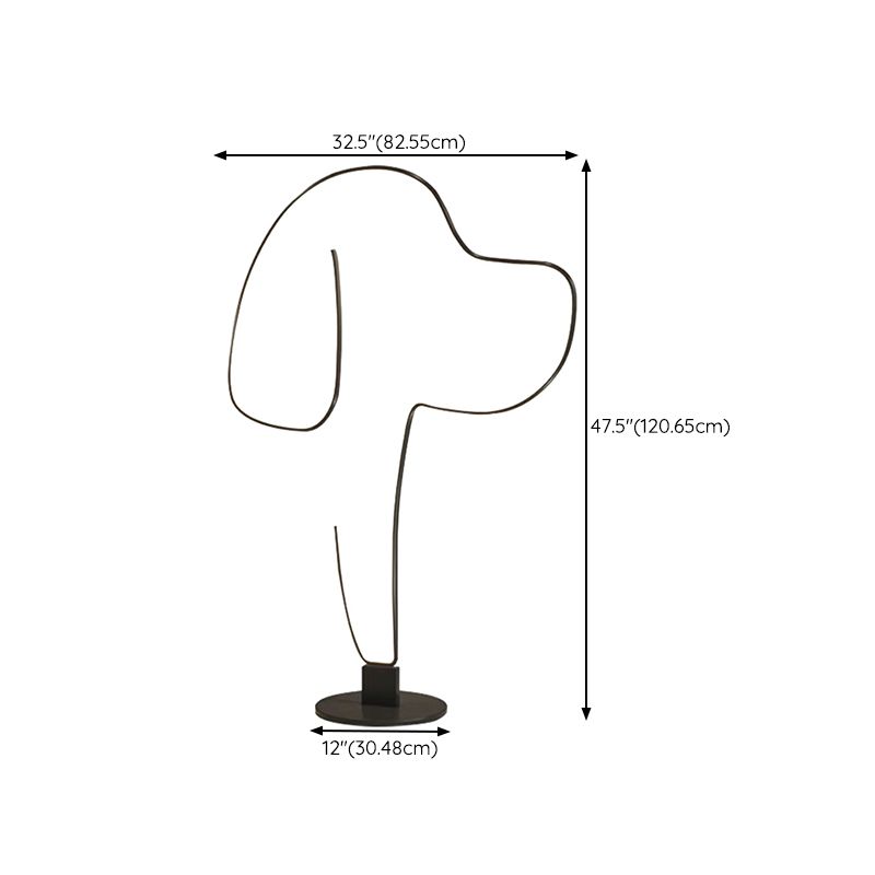 Edge Cat/Dog LED Floor Lamp | Modern Linear