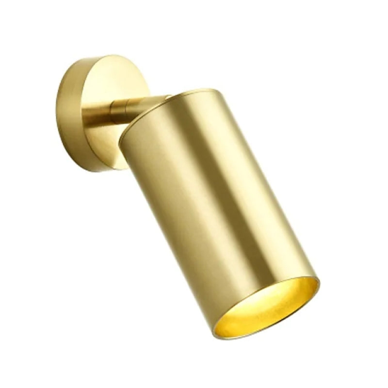Freja Gold Spotlight Ceiling Light, Metal, 340-Degree Rotation | GU10 Bulb | Warm or Cool White, 5W Max