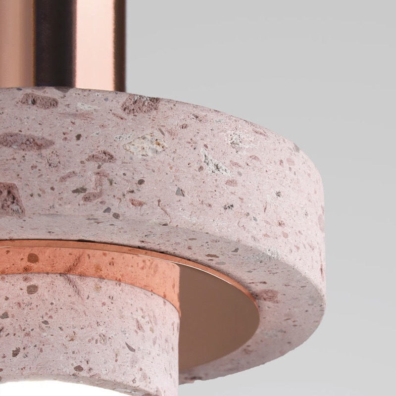 Art Deco Terrazzo LED Pendant Light | H51.7in | 4 Colours