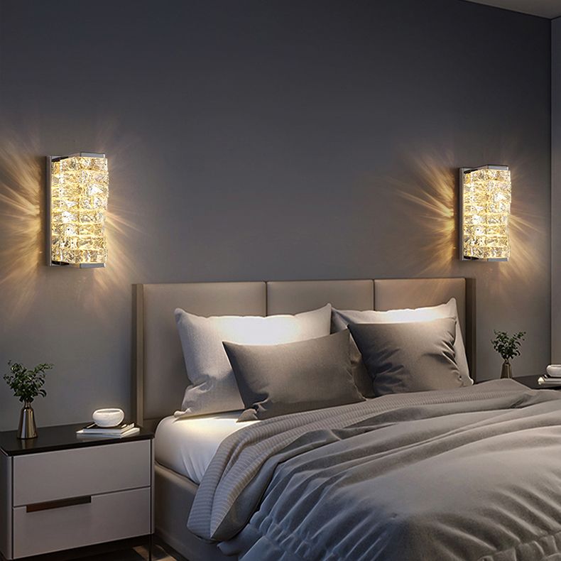 Modern LED Wall Lamp | Dimmable Rectangular Design for Elegant Bathroom and Bedroom Lighting 10