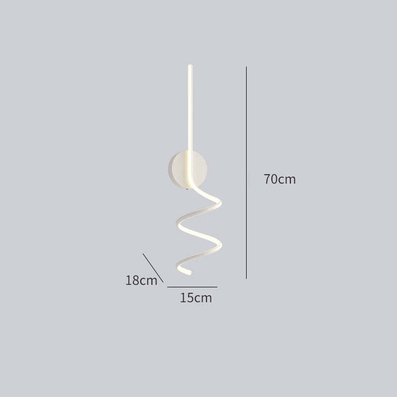 Spiral LED Wall Light | 2 Colours