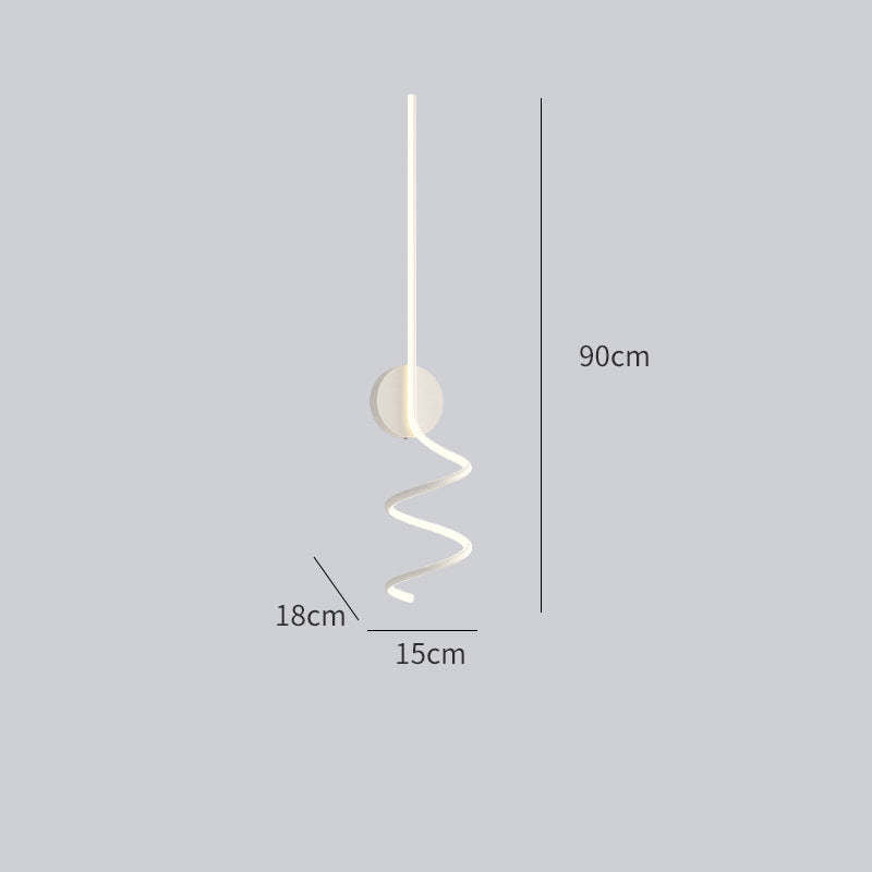 Spiral LED Wall Light | 2 Colours