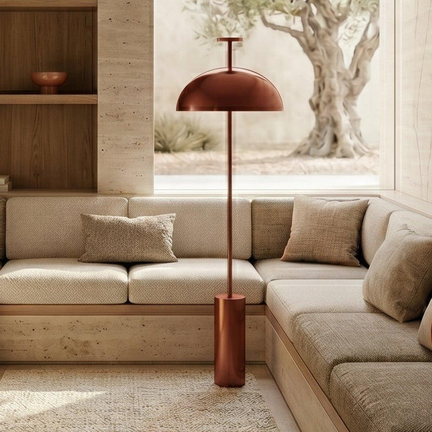 Modern Minimalist Floor Lamp with Rounded Shade for Soft Illumination - Ideal for Living Room and Reading 9