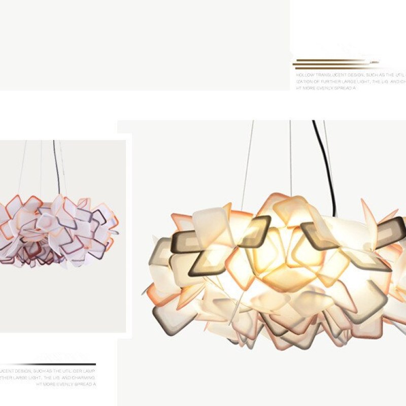 Modern Multicolour Pendant Light with Unique Acrylic Shade | Stylish Kitchen Pendant Lighting for Elegant Illumination 10