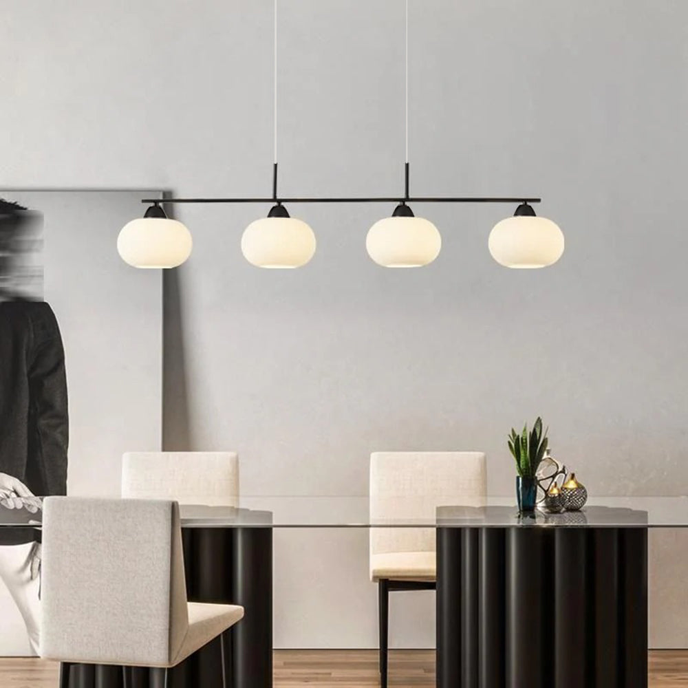 Modern Nordic Black Pendant Light with Adjustable Height | Elegant Lighting for Dining Rooms 5