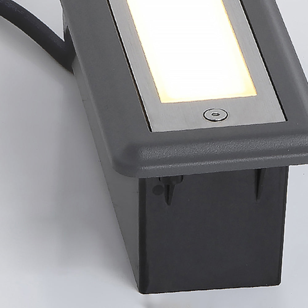 Rectangular Outdoor Deck Light | Black
