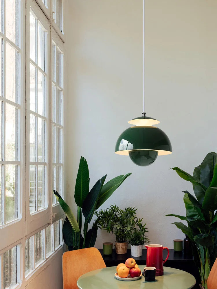 Modern Pendant Lighting | Metal Hanging Light with Unique Bud Design | Stylish Fixture for Elegant Illumination 9