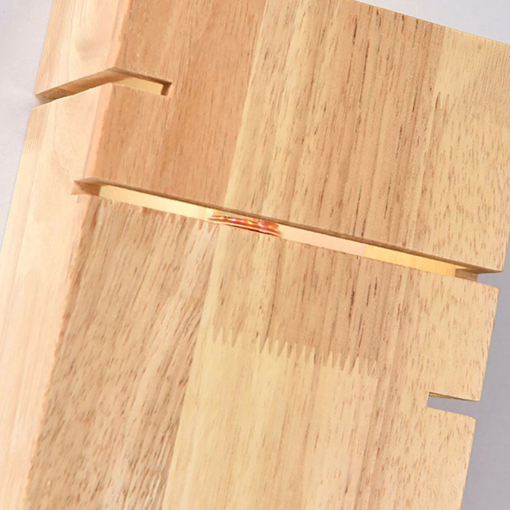 Muto Minimalist Wood Wall Lamp