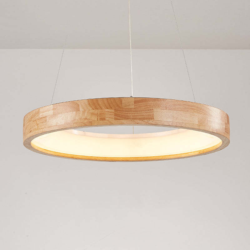 Muto Modern Wood LED Pendant Light | Model A/B/C/D