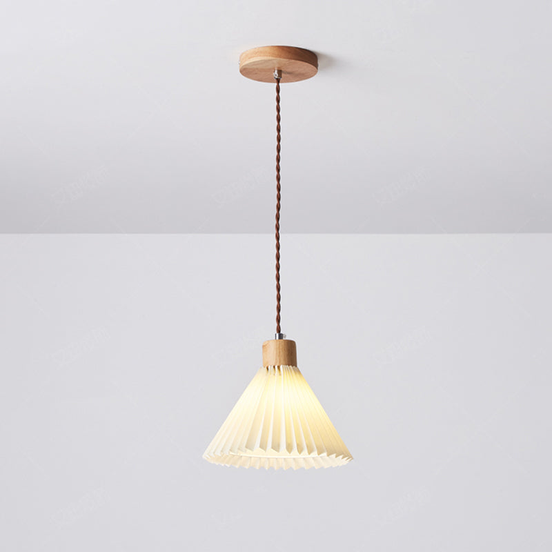Muto Umbrella Wood & PVC Pendant Light | A, B, C or Set