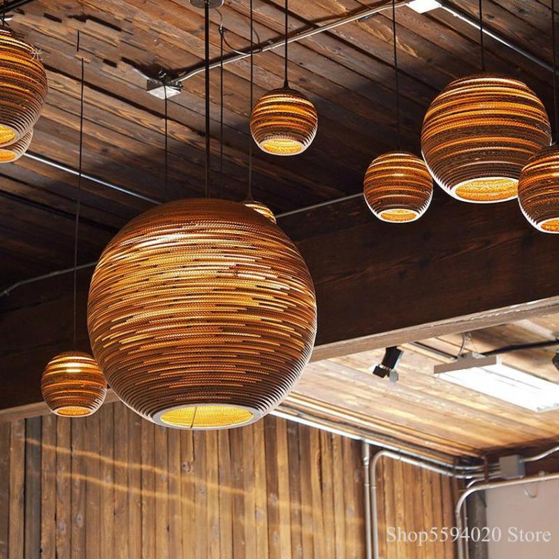 Muto Rustic Paper Pendant Light | 7 Shapes | 12 Variants