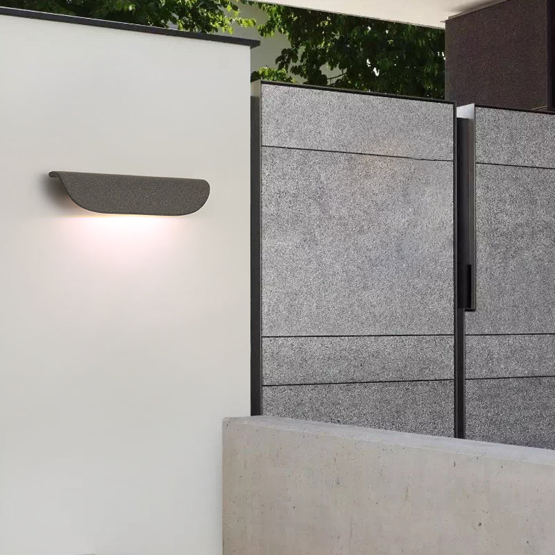 Orr Curved Outdoor Wall Lamp