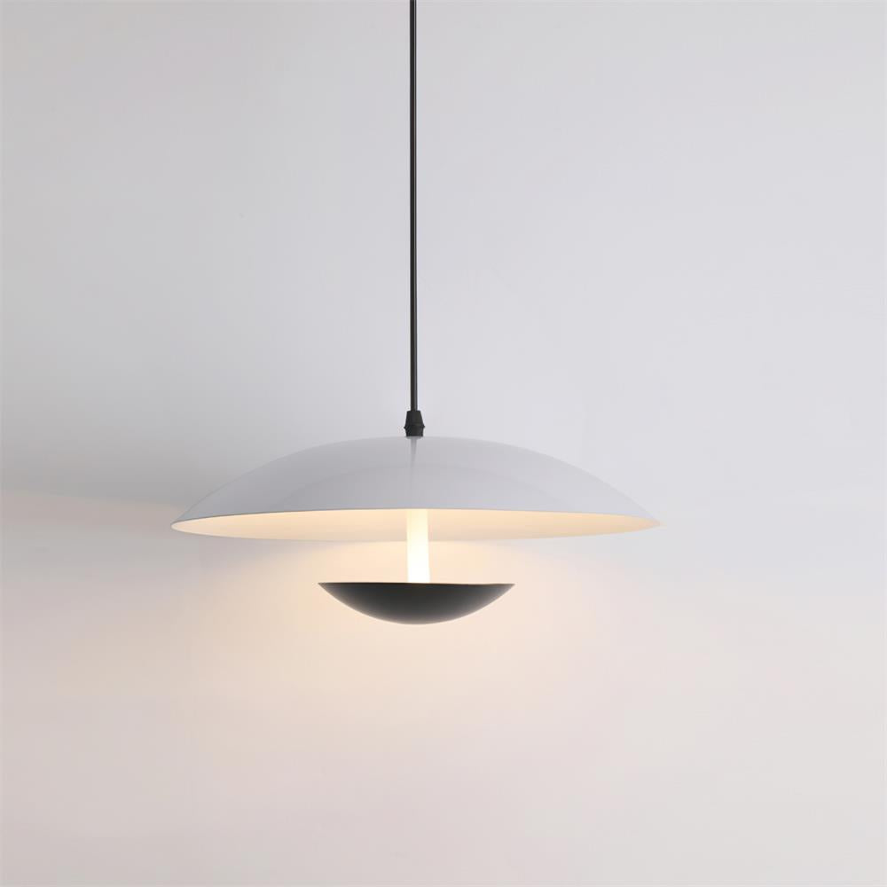 Pylos Collection | Black Pendant Light with Integrated LED | Adjustable Height for Modern Kitchen Lighting 8