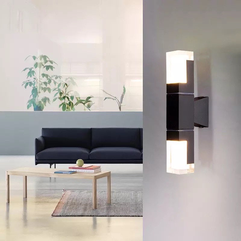 Rectangular Outdoor Wall Lamp | Sensor
