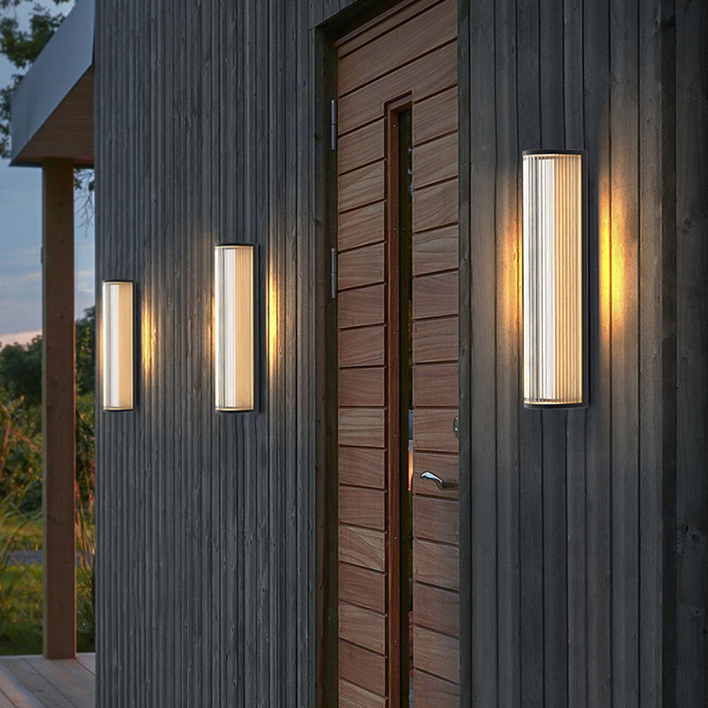 Semi-Cylindrical Outdoor Wall Lamp