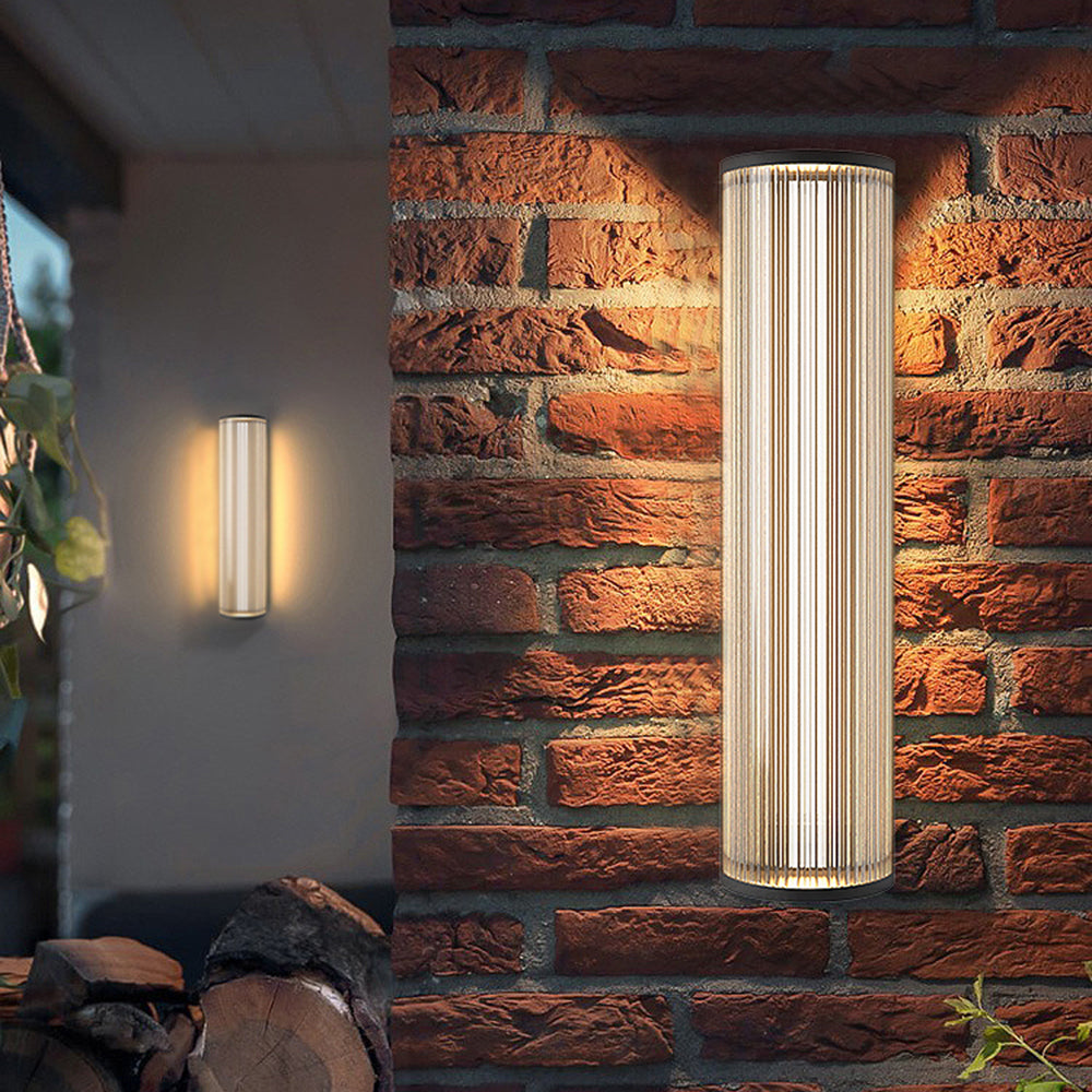 Semi-Cylindrical Outdoor Wall Lamp