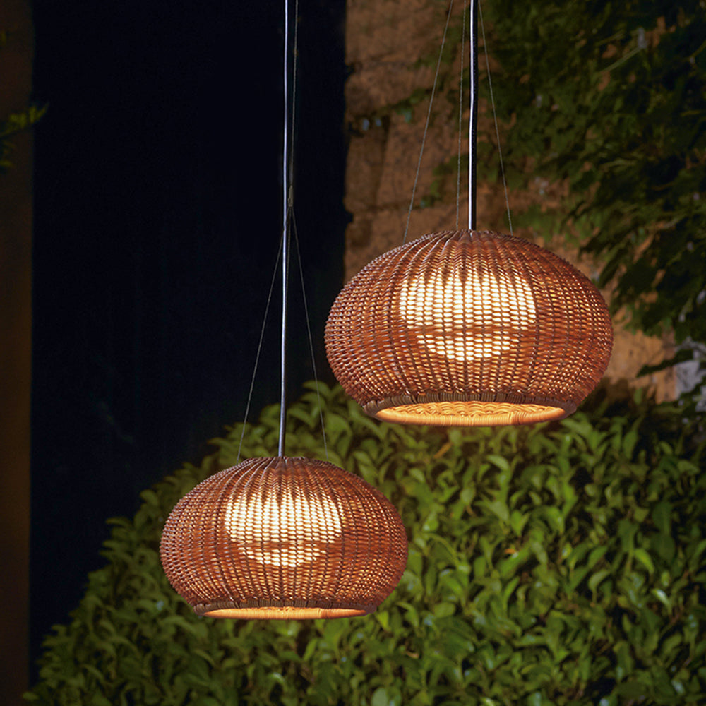 Ray Outdoor Bamboo Pendant Light | 6.3/15in | IP65