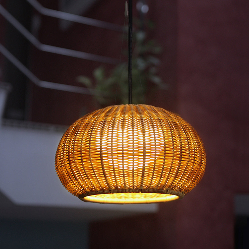 Ray Outdoor Bamboo Pendant Light | 6.3/15in | IP65